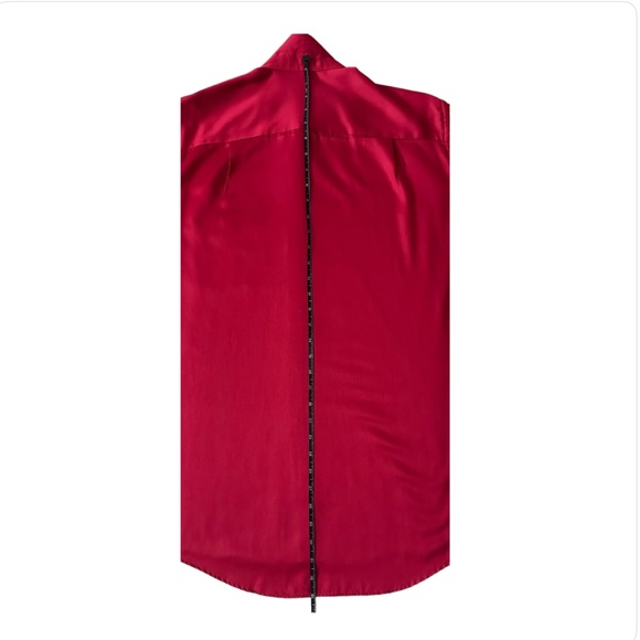 Geoffrey Beene Men's Dress Shirt { Medium : 15 ½ - 34 / 35 } Red - Picture 10 of 11